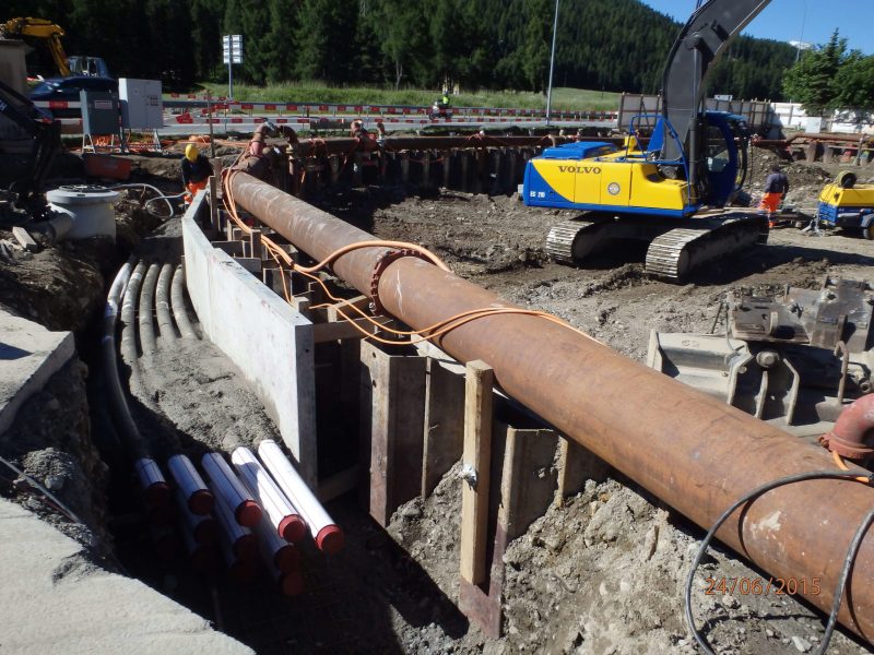 02 Ueberbauung Werkhofareal Stmoritz Ringleitung Wasserhaltung
