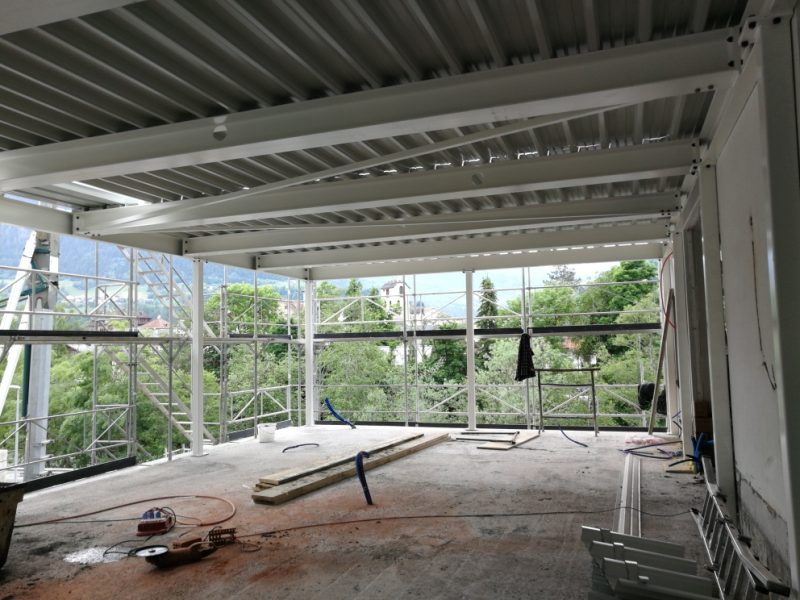 03 Erweiterung Garage Spescha Ilanz Mauerwerk EG