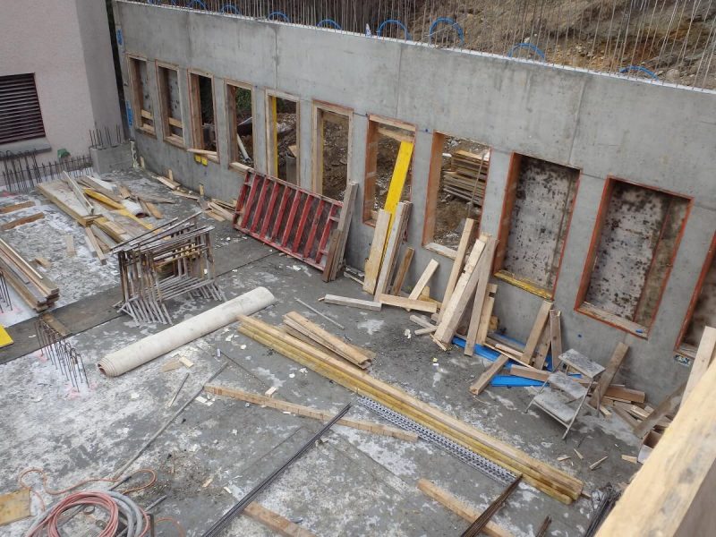 03 Erweiterung Regionalspital Ilanz Nordwand