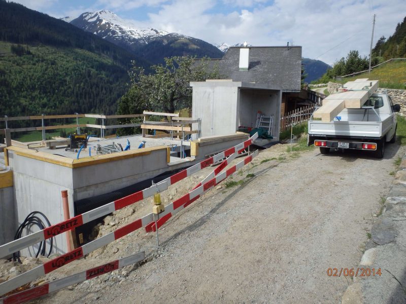 03 Ferienhaus Mompe Tujetsch UG Aussenwaende III