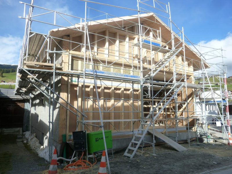 04 Ferienhaus Falera Baustand