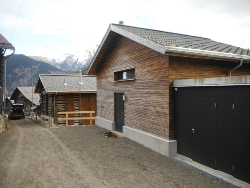 08 Ferienhaus Mompe Tujetsch UG Aussenwaende VIII